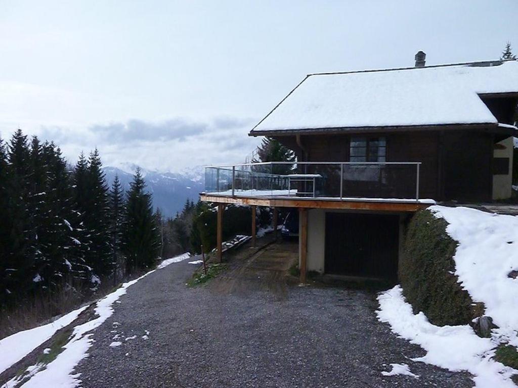 Bex Chalet Traditionnel Avec Jacuzzi Exterieur מראה חיצוני תמונה